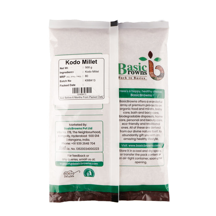 BasicBrowns Kodo Millet / Arikelu 500g