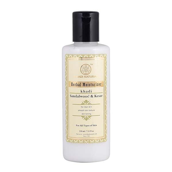 Khadi Natural Sandalwood and Kesar Moisturizer 210ml-2