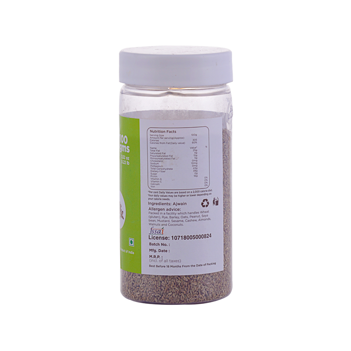 Go Earth Organic Ajwain / Vamu / Carom Seeds 100g-4