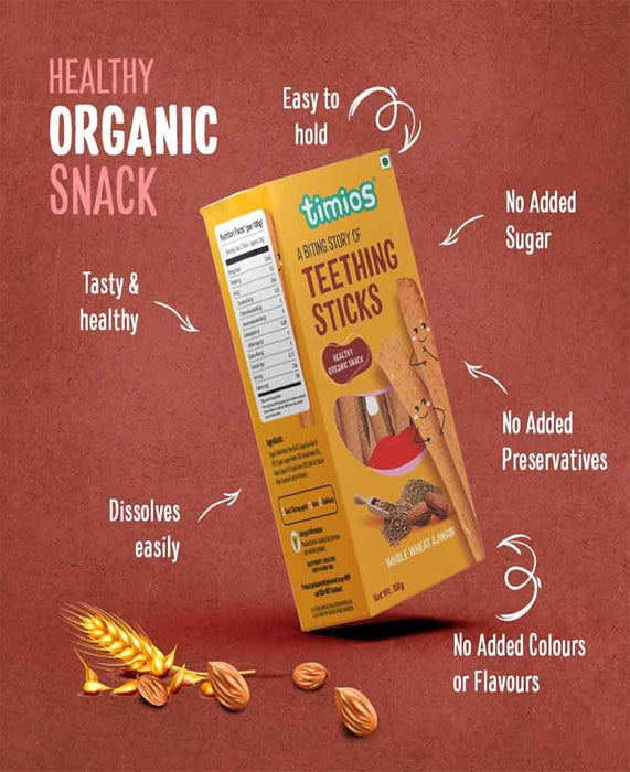 Whole Wheat Ajwain Teething Sticks -1