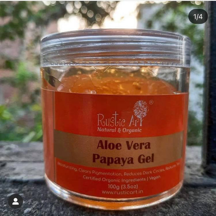 Rustic Art Aloe Vera Papaya Gel 100g-3