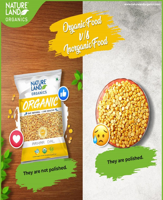 NatureLand Organic Arhar Dal