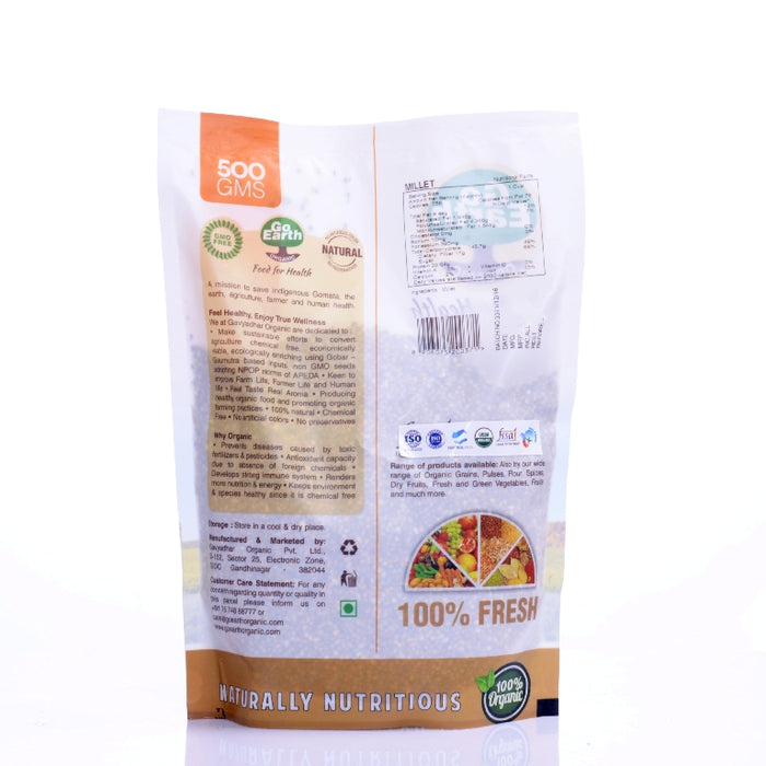 Go Earth Organic Pearl / Bajra Millet (Sajjalu)