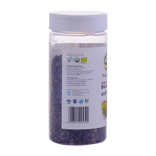 Go Earth Organic Black Pepper (peppercorn) 100g-1-2