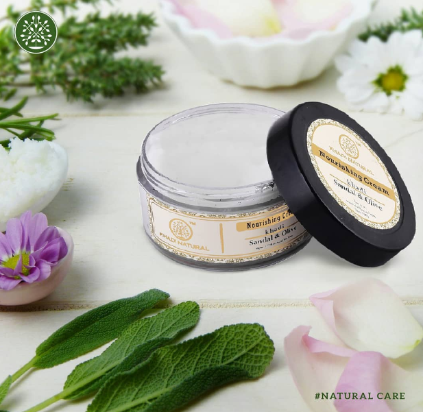 Khadi Natural Sandal & Olive Nourishing Cream 50g-0