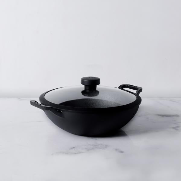 Meyer Pre Seasoned Cast Iron 24cm Deep Kada-2