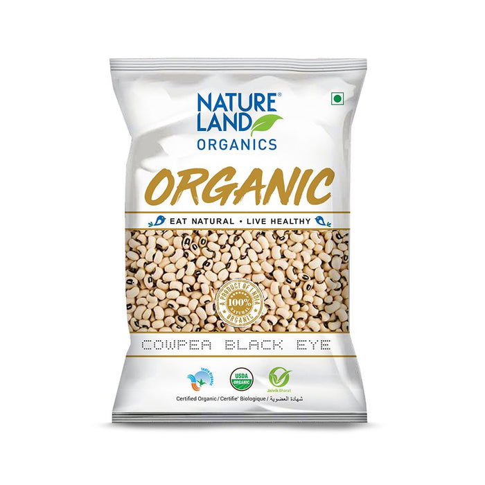 NatureLand Organic Cowpea Black Eye 500g-1