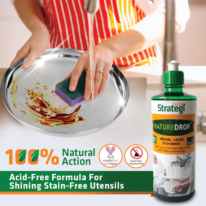 Herbal Strategi Herbal Liquid Dish wash