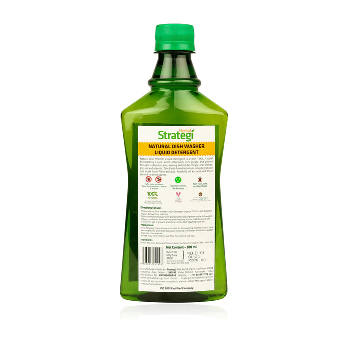 Herbal Strategi Natural Dishwasher Liquid Detergent