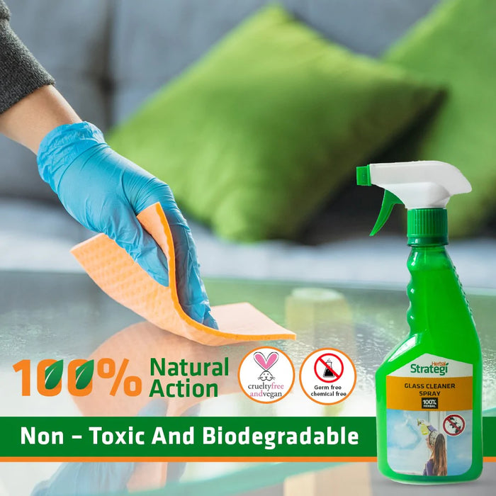 Herbal Strategi Glass cleaner Spray, 500ml