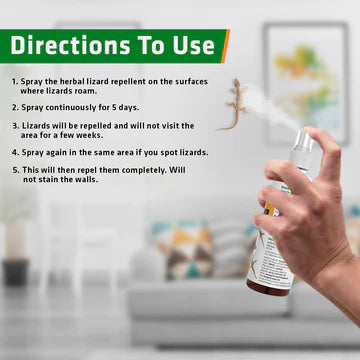Herbal Strategi Herbal Lizard Repellent 100ml - 6