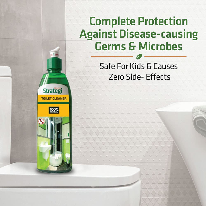Herbal Strategi Toilet Cleaner, 500ml - 4