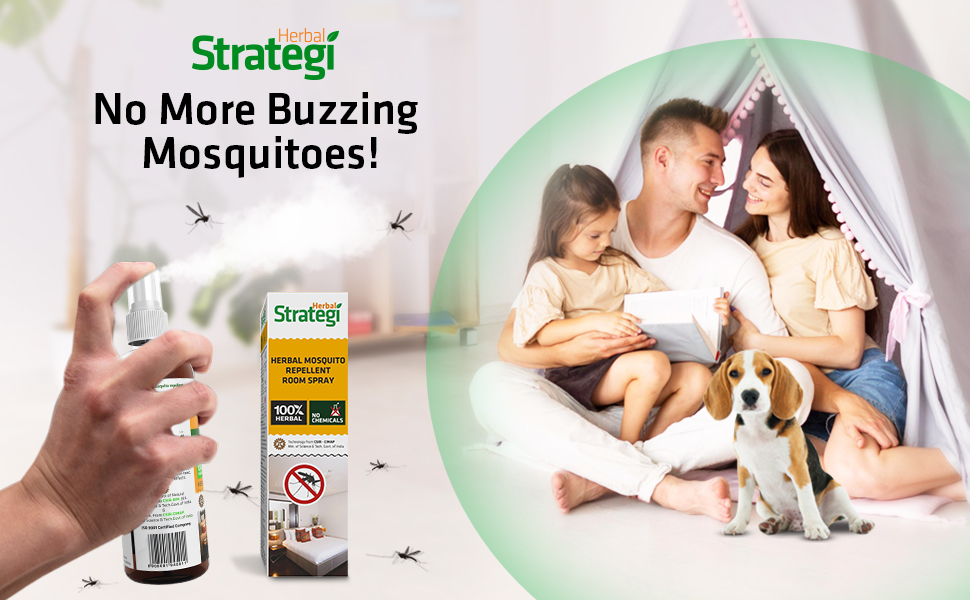 Herbal Strategi Herbal Mosquito Repellent Room Spray 100ml - 3