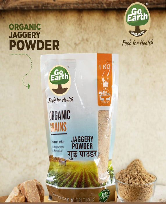 Go Earth Organic Jaggery Powder 500g-1