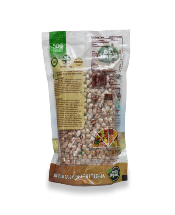 Go Earth Organic White Chickpeas / Kabuli Chana