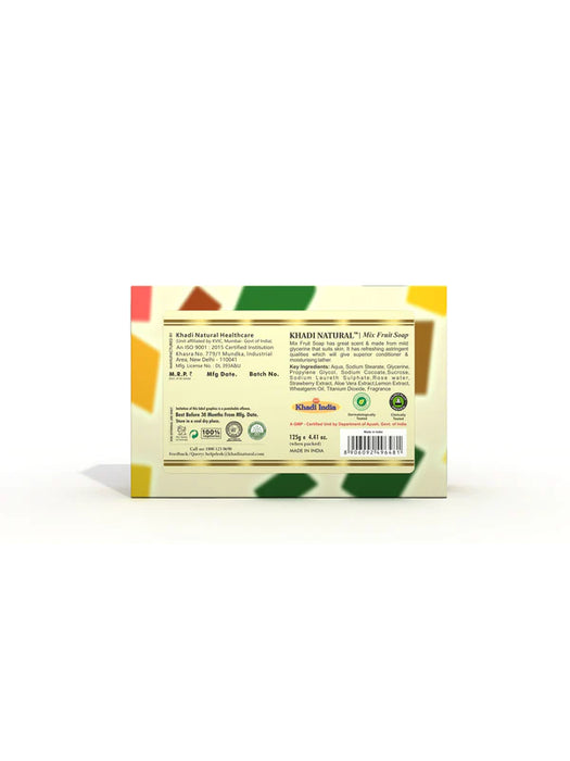 Khadi Natural Herbal Mix Fruit Soap 125g-2