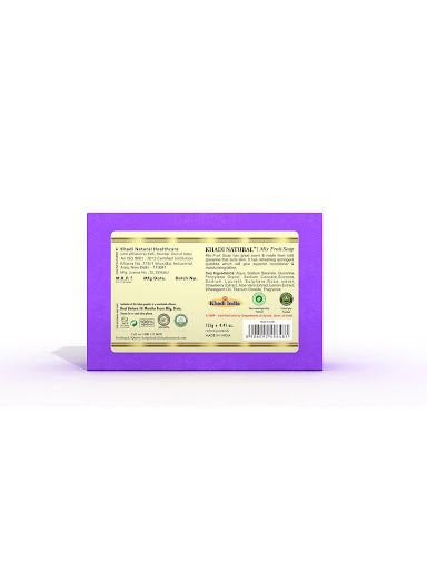 Khadi Natural Herbal Pure Lavender Soap 125g-3