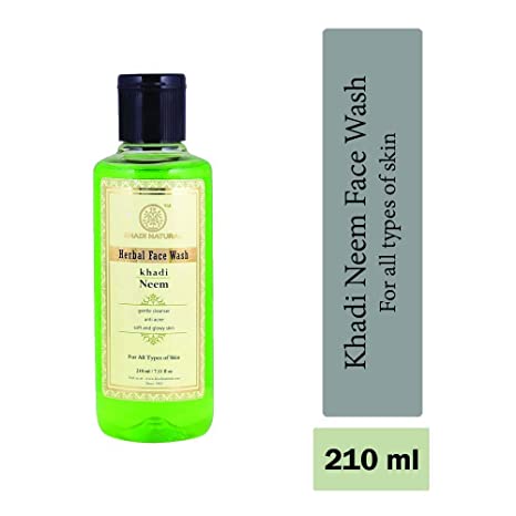 Khadi Natural Neem Face Wash 210ml-5