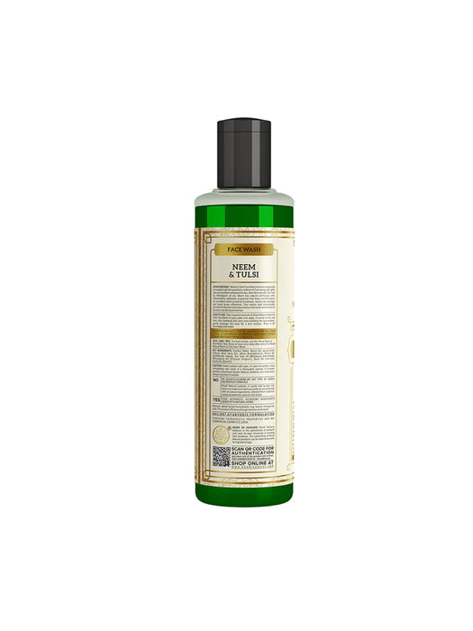Khadi Natural Neem & Tulsi Face Wash 210ml-3