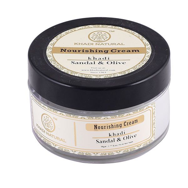 Khadi Natural Sandal & Olive Nourishing Cream 50g-2
