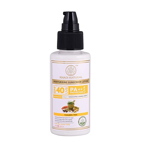 Khadi Natural Sunscreen SPF 40 Moisturizing Lotion 100ml-1