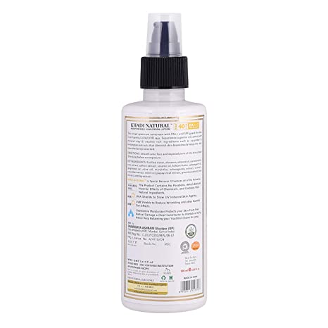 Khadi Natural Sunscreen SPF 40 Moisturizing Lotion 100ml-2