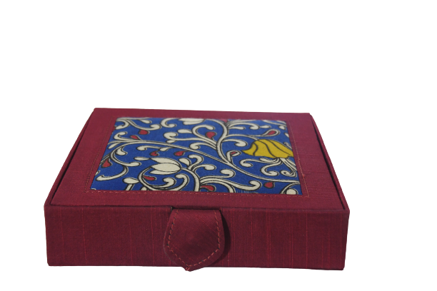 Maroon Ear Ring Box 1.5*7.5 Inch