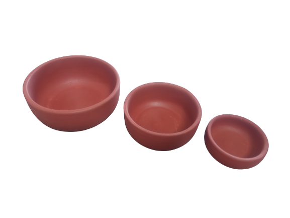 Clay Bowl Set for Microwave