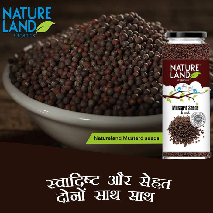 NatureLand Organic Mustard Black 150g-1