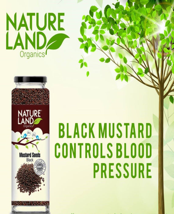 NatureLand Organic Mustard Black 150g-2