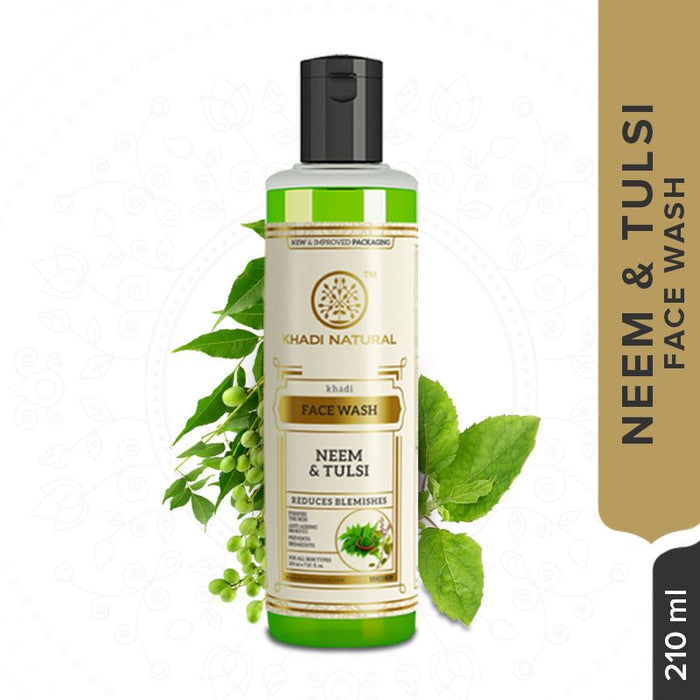 Khadi Natural Neem & Tulsi Face Wash 210ml-1
