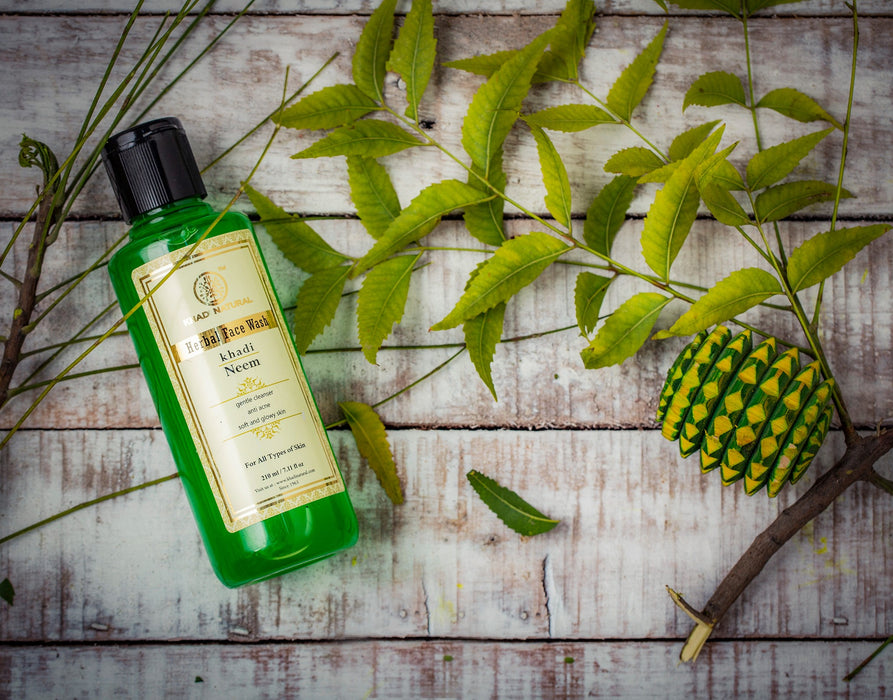 Khadi Natural Neem Face Wash 210ml-1