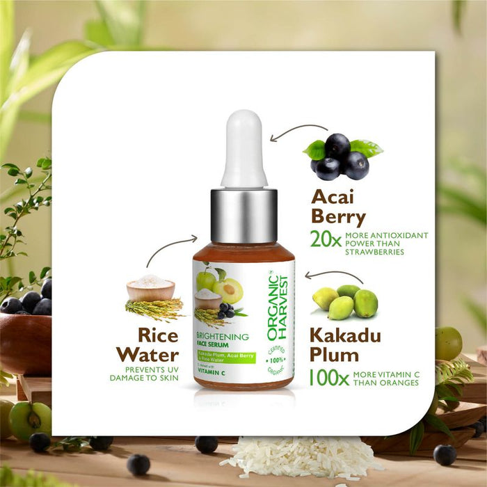 Organic Harvest Brightening Face Serum