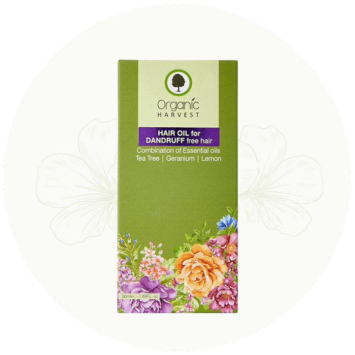 Organic Harvest Hair Oil For Dandruff Free Hair, 50ml-3