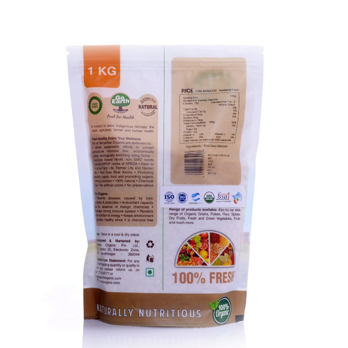 Go Earth Sonamasuri White Rice 1