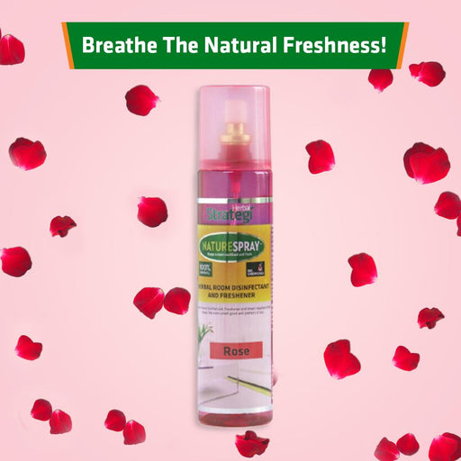 Herbal Strategi Room Disinfectant And Freshner - Rose