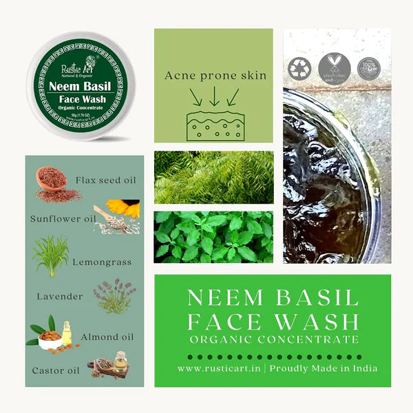 Rustic Art Organic Neem Basil Face Wash, 100ml-3.jpg