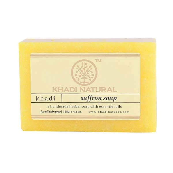 Khadi Natural Herbal Saffron Soap 125g-1
