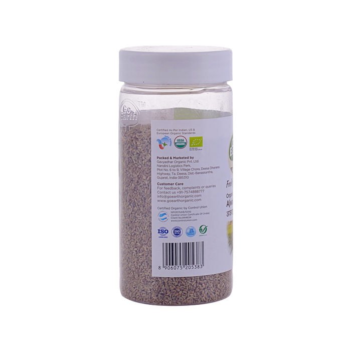 Go Earth Organic Ajwain / Vamu / Carom Seeds 100g-3