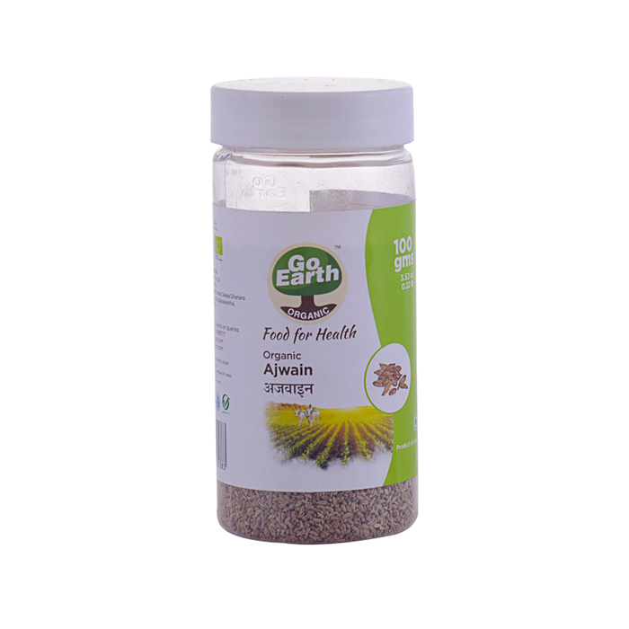 Go Earth Organic Ajwain / Vamu / Carom Seeds 100g-2