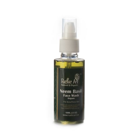 neem basil face wash