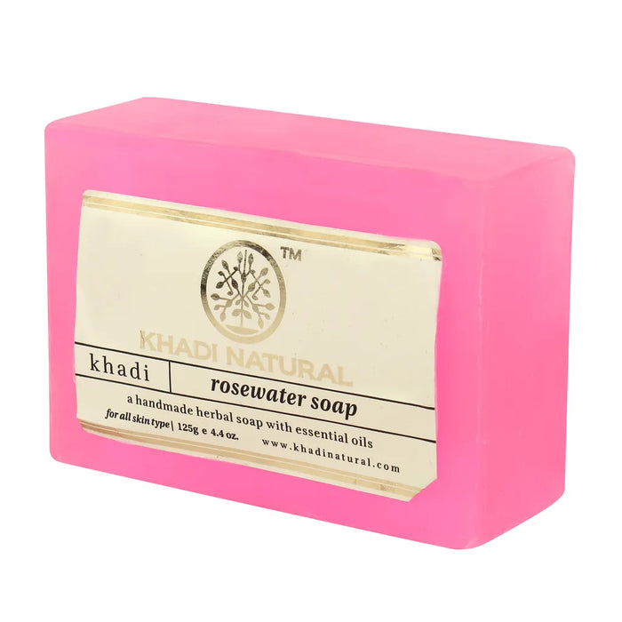 Khadi Natural Rose Water Soap 125g-2
