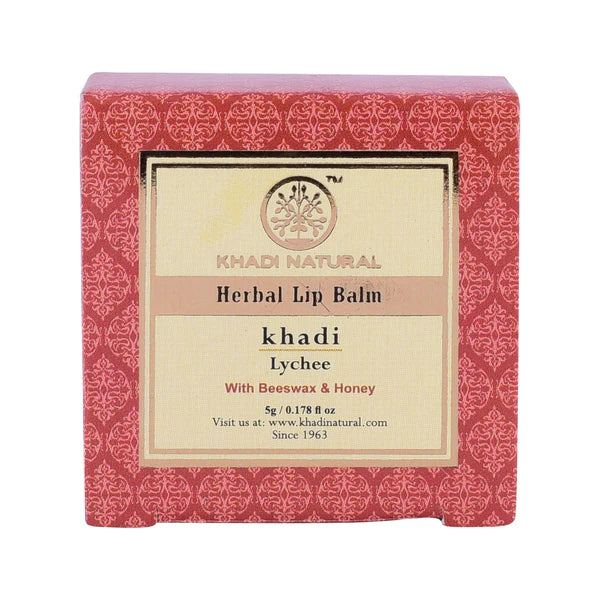 Khadi  Natural Lychee Lip Balm 5g-3