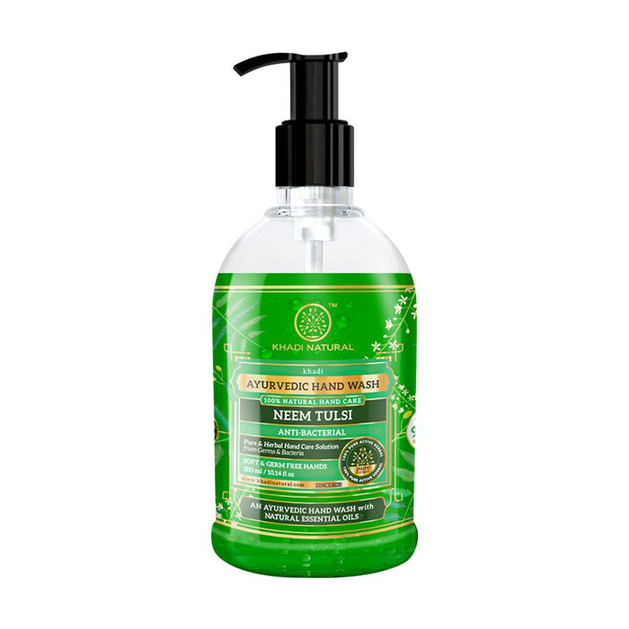 Khadi Natural Anti-Bacterial Neem Tulsi Hand Wash 300ml-1