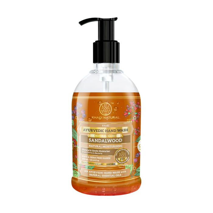 Khadi Natural Moisturizing Sandalwood Hand Wash 300ml-3