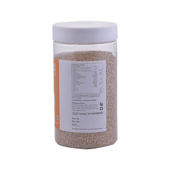 Go Earth Organic White Sesame Seed