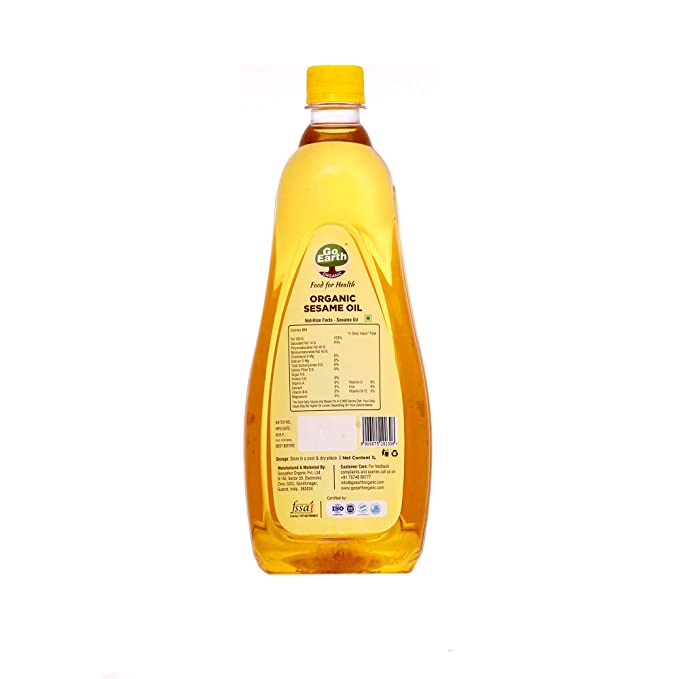Go Earth Cold Pressed White Sesame Oil-3