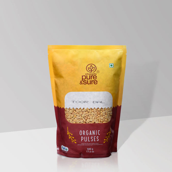 Pure&Sure, Organic Toor Dal, 500g-1