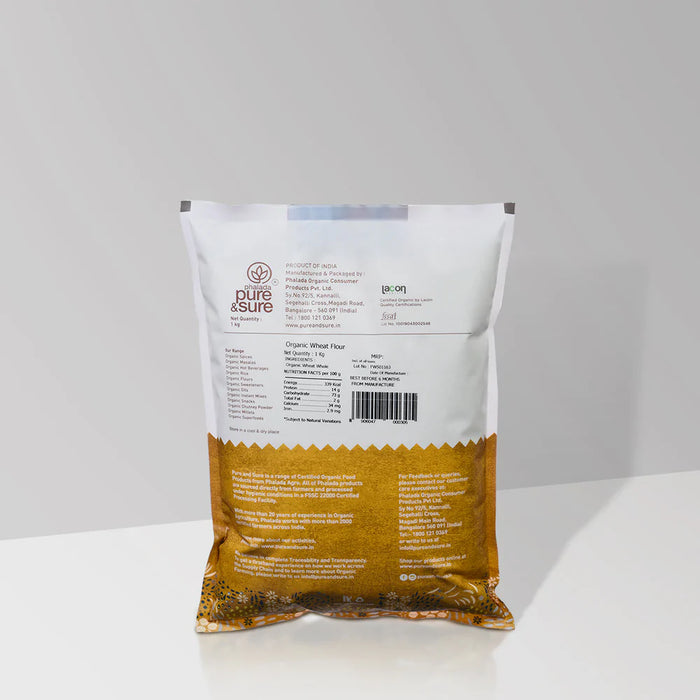 Pure&Sure, Organic Wheat Flour, 1Kg-3