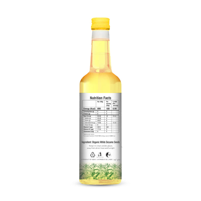 NatureLand Organic Sesame Oil 1L